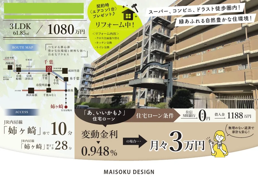制作したマイソクの事例サンプル